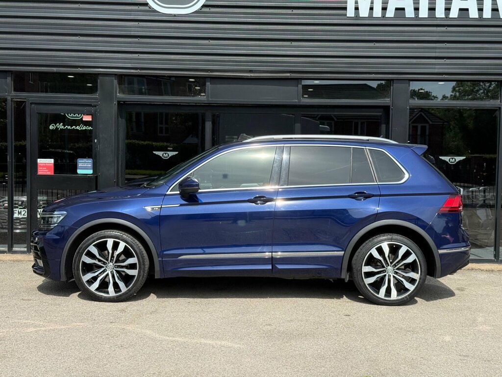 Volkswagen Tiguan 2.0 Tdi R-line Dsg 4Motion Euro 6 Ss DF18GZA Blue #5