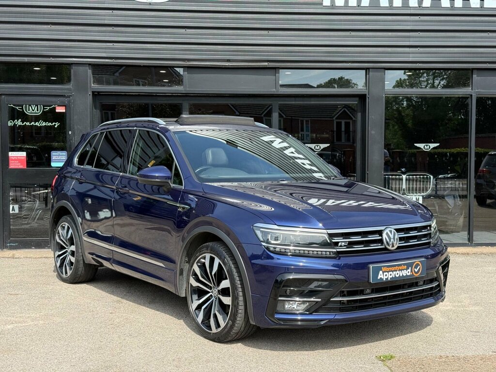 Volkswagen Tiguan 2.0 Tdi R-line Dsg 4Motion Euro 6 Ss Blue
