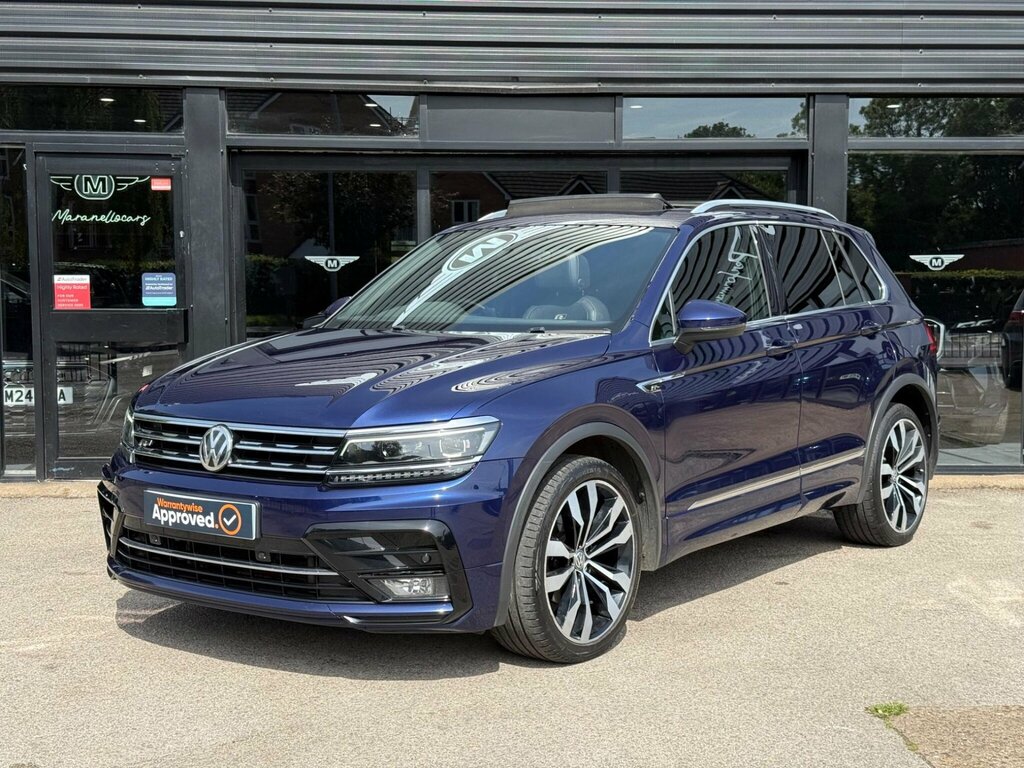 Volkswagen Tiguan 2.0 Tdi R-line Dsg 4Motion Euro 6 Ss DF18GZA Blue #3