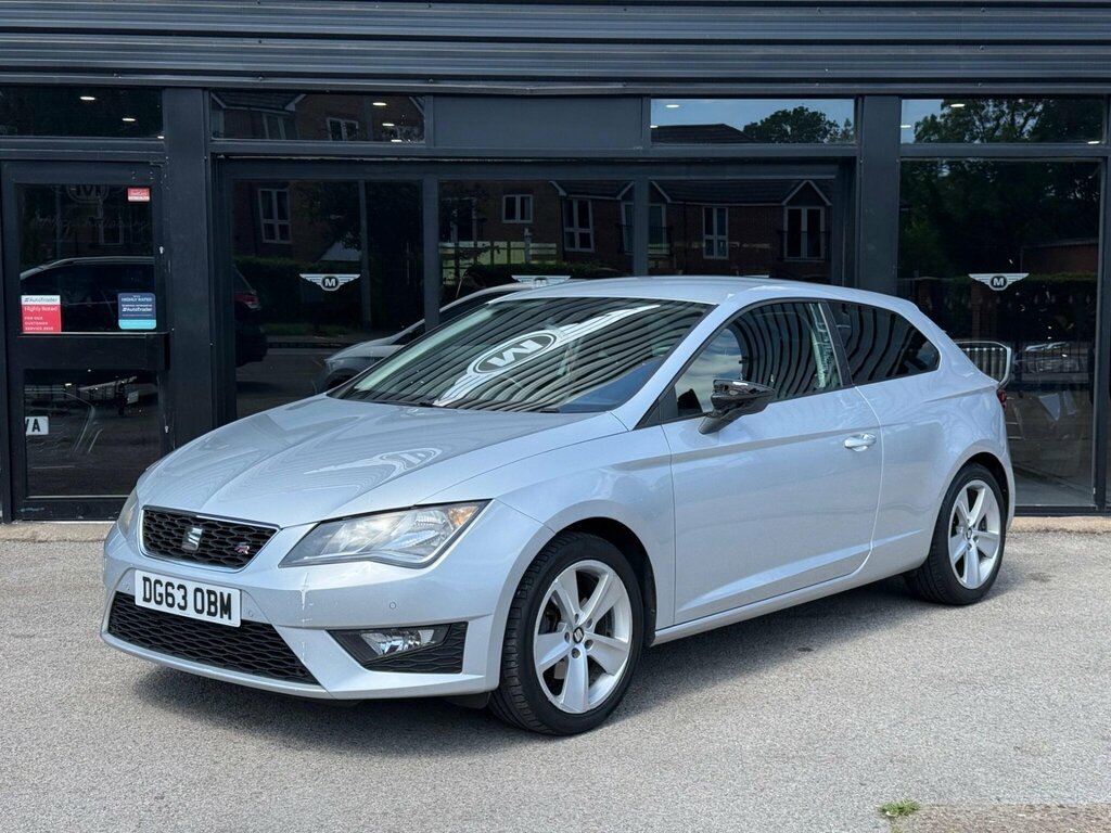 Seat Leon 2.0 Tdi Cr Fr Sport Coupe Euro 5 Ss DG63OBM Silver #3