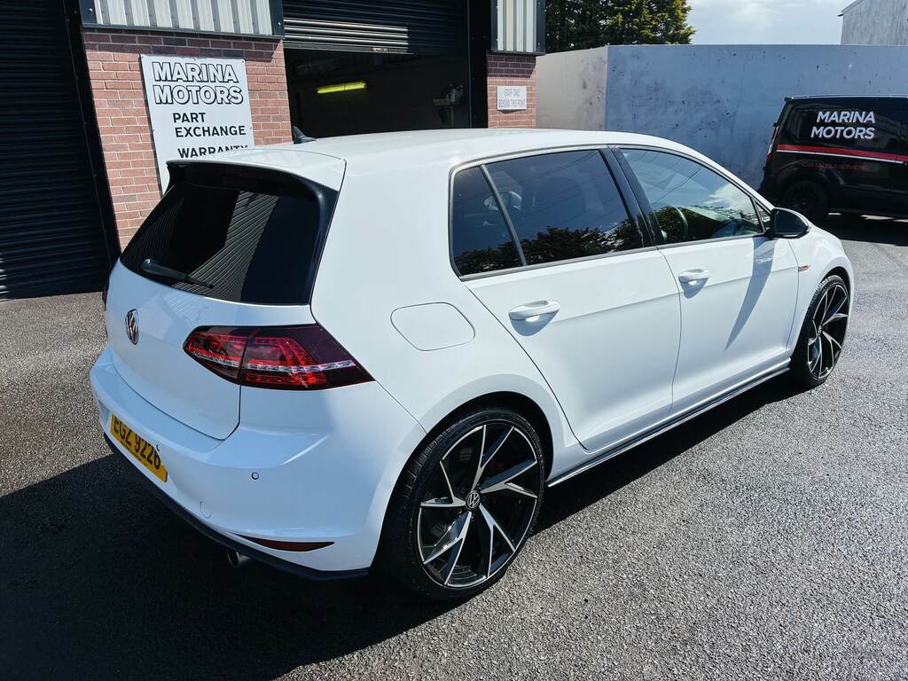 Volkswagen Golf 2.0 Tsi Gti Dsg Performance Pack Nav EGZ9226 White #2