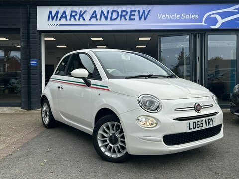 Fiat 500 2015 65 Pop White