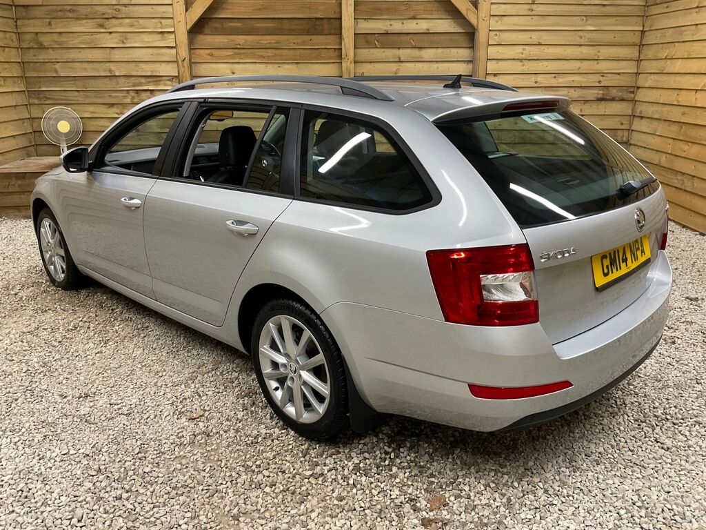 Skoda Octavia Tdi Elegance Estate Silver #4