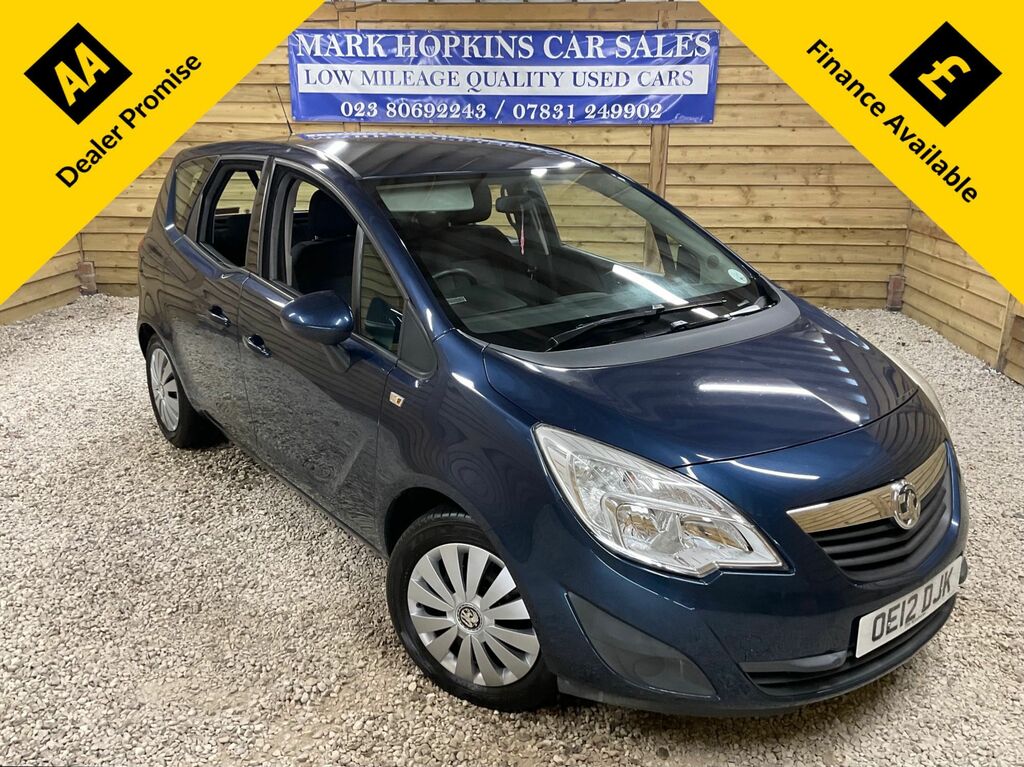 Vauxhall Meriva 16V Exclusiv Mpv Blue
