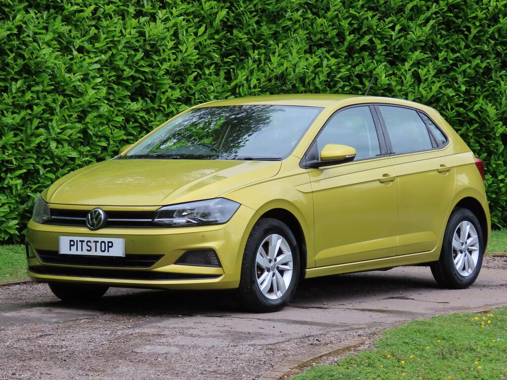 Volkswagen Polo 1.0 Tsi Gpf Se Hatchback Euro 6 HG19JPO Yellow #2