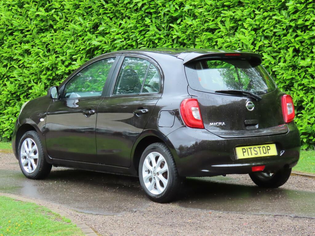 Nissan Micra 1.2 Acenta Hatchback Cvt Euro 5 80 Ps LY15UBK Black #5