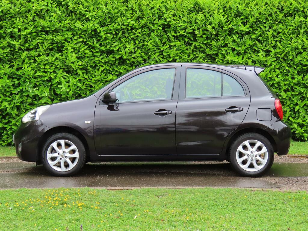 Nissan Micra 1.2 Acenta Hatchback Cvt Euro 5 80 Ps LY15UBK Black #4