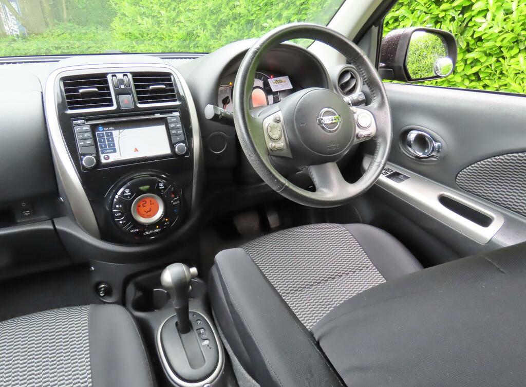 Nissan Micra 1.2 Acenta Hatchback Cvt Euro 5 80 Ps LY15UBK Black #3