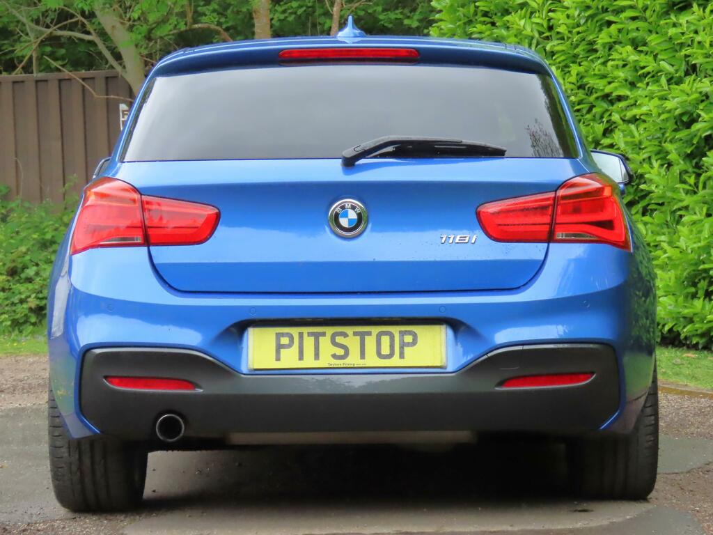 BMW 1 Series 1.5 118I M Sport Hatchback Euro RV18ZLK Blue #6