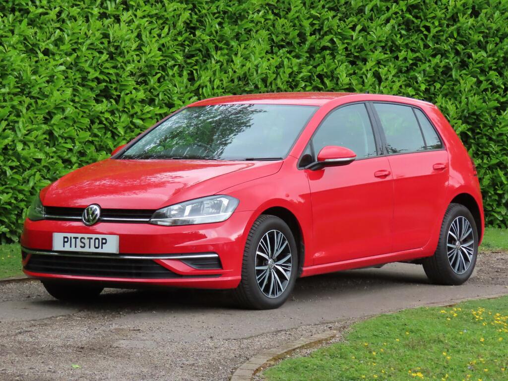 Volkswagen Golf 1.0 Tsi Bluemotion Tech Se Hatchback Ds Red #2