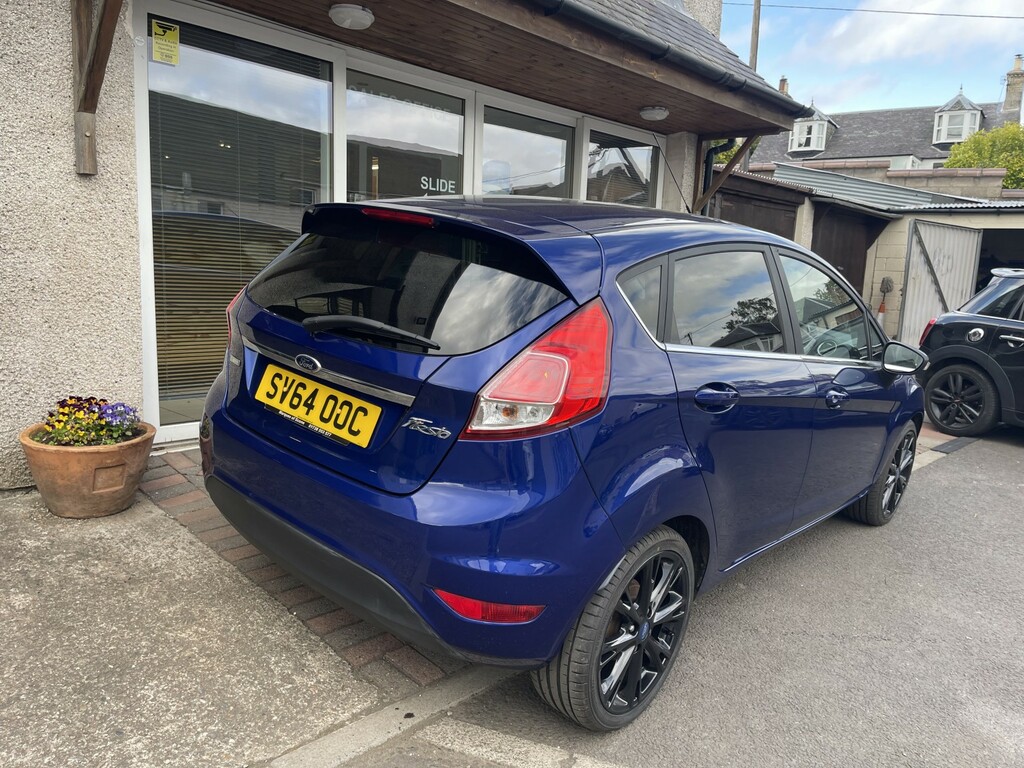 Ford Fiesta Hatchback 1.0 T Ecoboost Titanium 2014 SV64OOC Blue #5