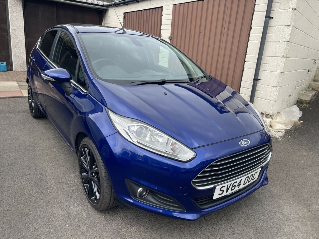 Ford Fiesta Hatchback 1.0 T Ecoboost Titanium 2014 SV64OOC Blue #4