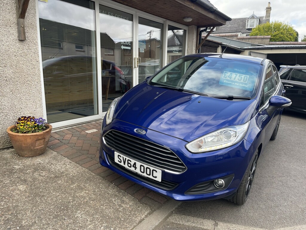 Ford Fiesta Hatchback 1.0 T Ecoboost Titanium 2014 Blue
