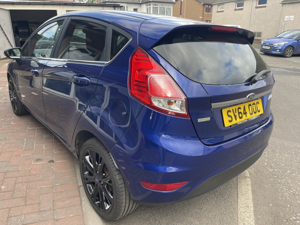 Ford Fiesta Hatchback 1.0 T Ecoboost Titanium 2014 SV64OOC Blue #6