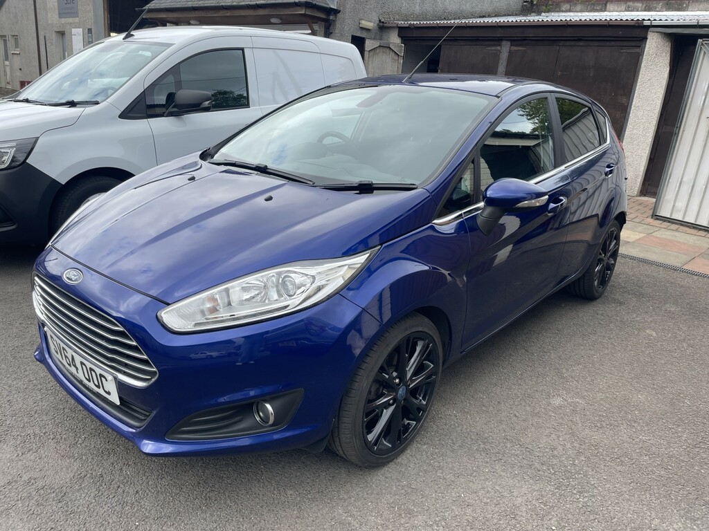 Ford Fiesta Hatchback 1.0 T Ecoboost Titanium 2014 SV64OOC Blue #3
