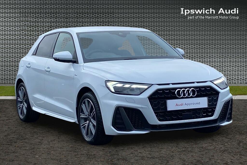 Audi A1 1.0 Tfsi 30 S Line Sportback S Tronic E White