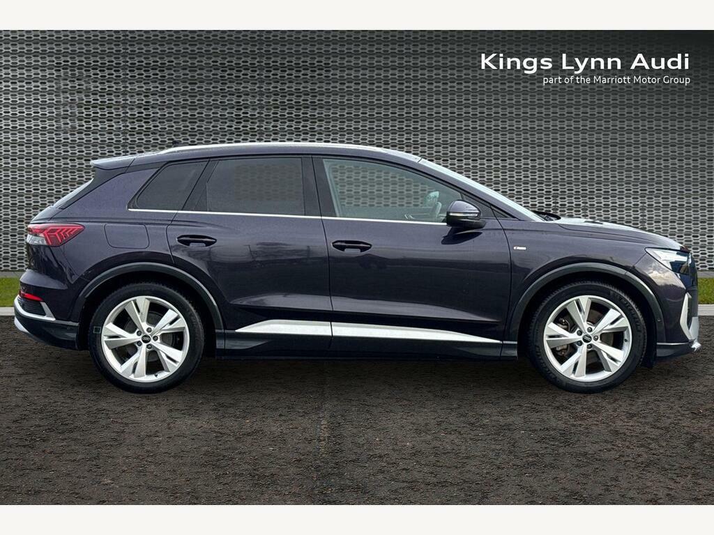 Audi Q4 E Tron 50 S Line Suv Quattro 82Kwh 299 CV72WFN Purple #4