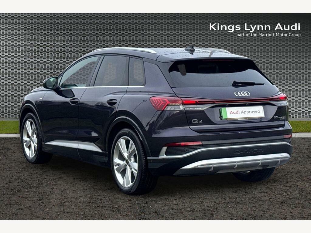 Audi Q4 E Tron 50 S Line Suv Quattro 82Kwh 299 CV72WFN Purple #3