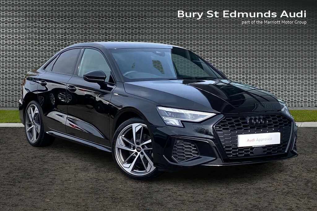 Audi A3 1.5 Tfsi 35 Black Edition Saloon S Tron Black