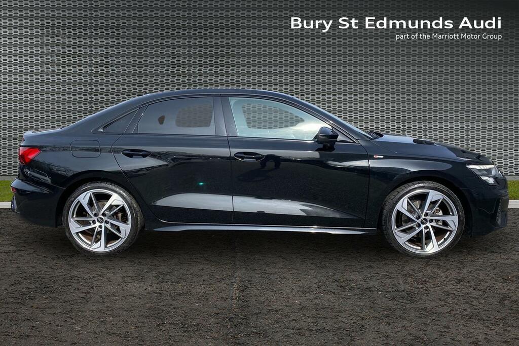 Audi A3 1.5 Tfsi 35 Black Edition Saloon S Tron MK24FHG Black #4