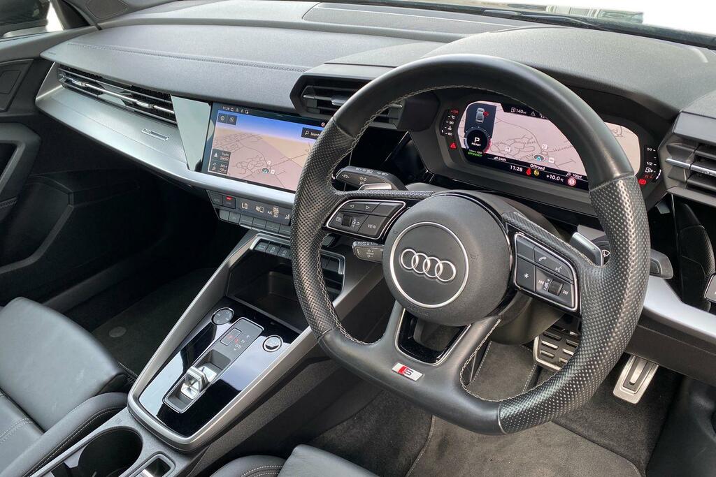 Audi A3 1.5 Tfsi 35 Black Edition Saloon S Tron MK24FHG Black #6
