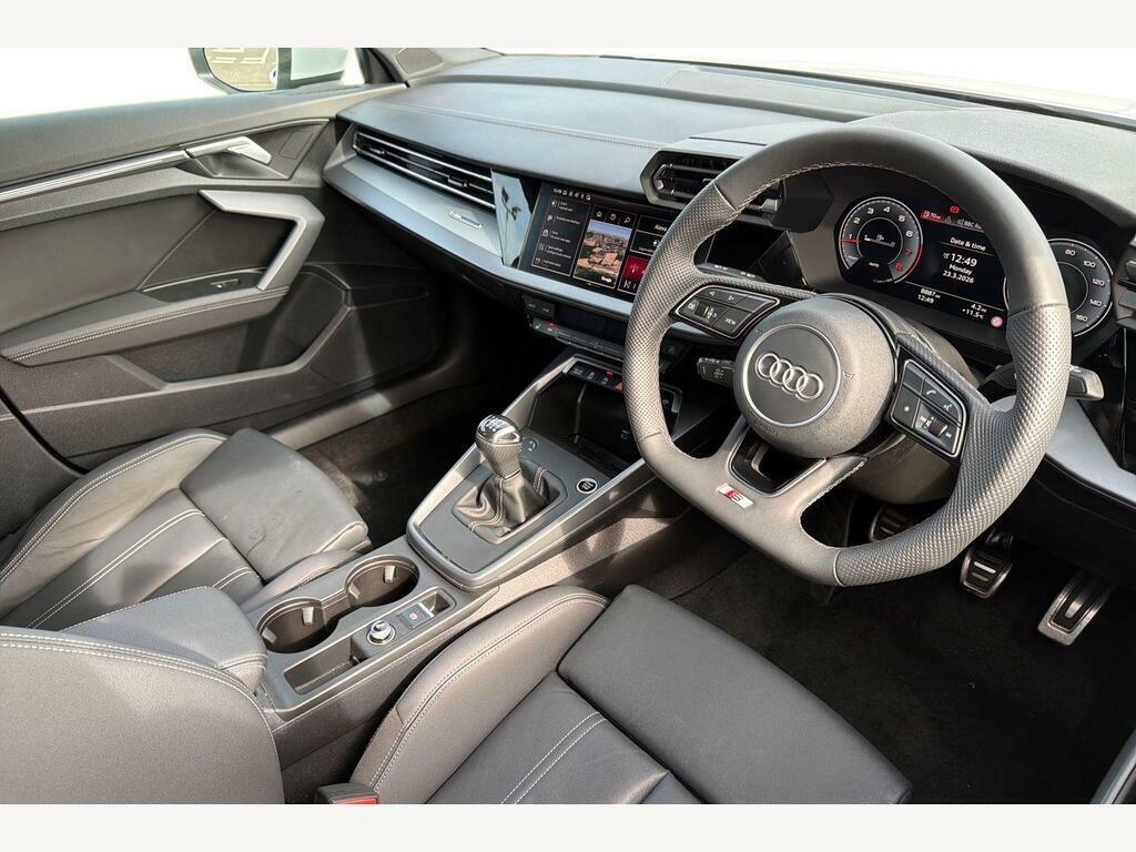 Audi A3 1.5 Tfsi 30 S Line Sportback Eur YP25ZGS White #6