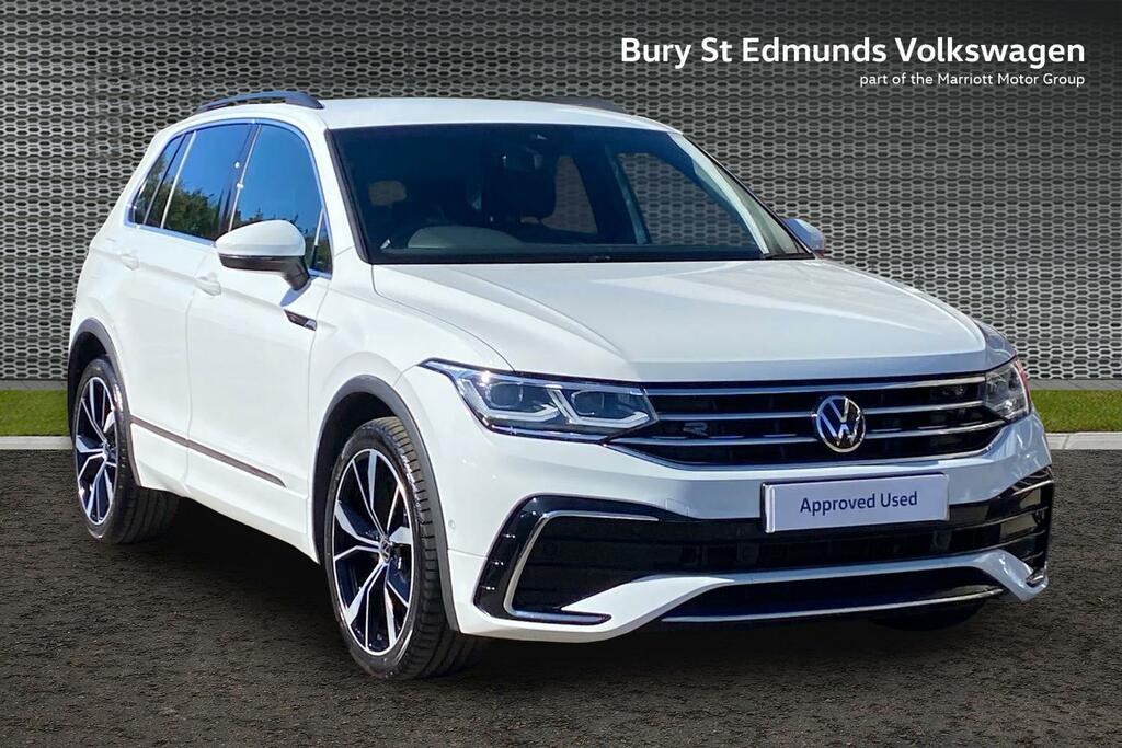 Volkswagen Tiguan 2.0 Tdi R-line Dsg Euro 6 Ss White