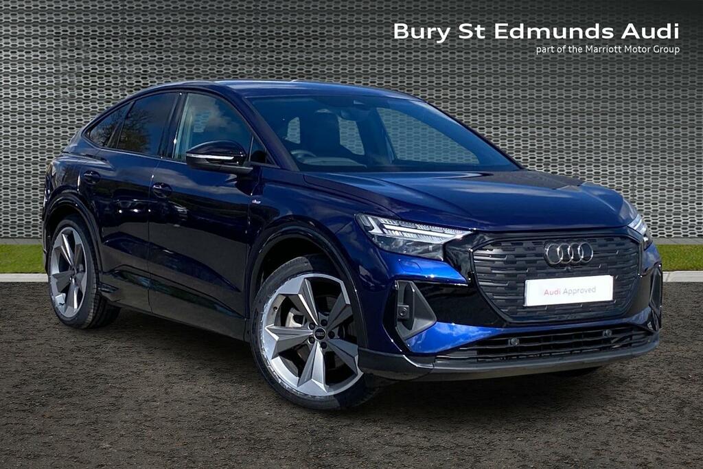 Audi Q4 E Tron 40 Black Edition Sportback 82Kwh Blue