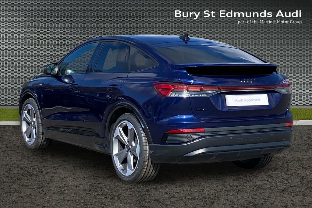 Audi Q4 E Tron 40 Black Edition Sportback 82Kwh RF73WFD Blue #3