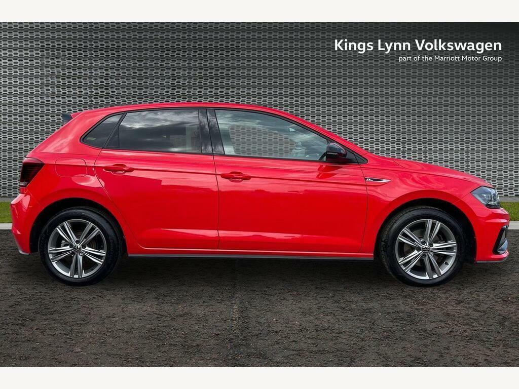 Volkswagen Polo 1.0 Tsi R-line Hatchback Euro 6 AP21OHH Red #4