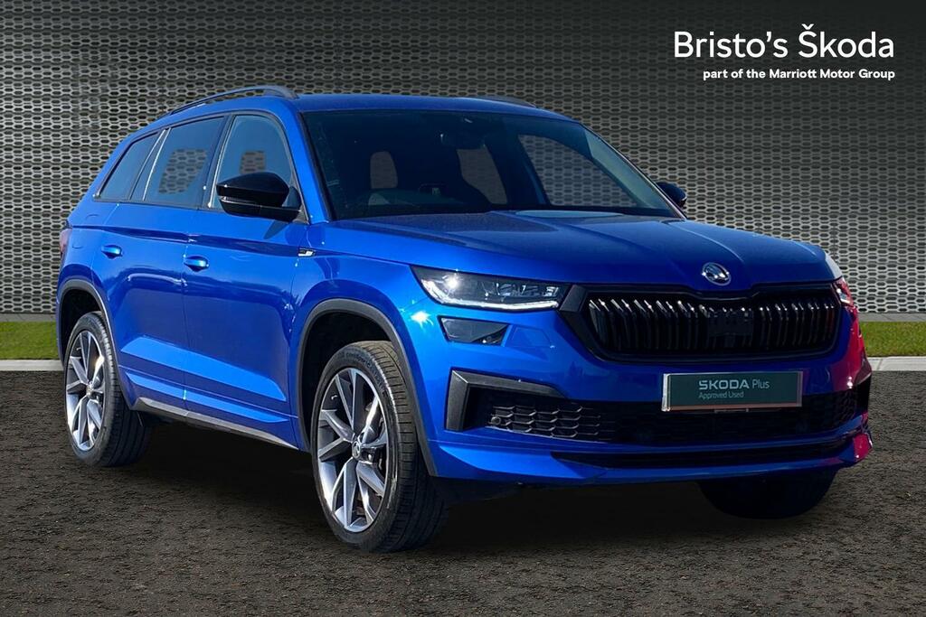 Skoda Kodiaq 1.5 Tsi Act Sportline Suv Dsg Euro 6 S Blue