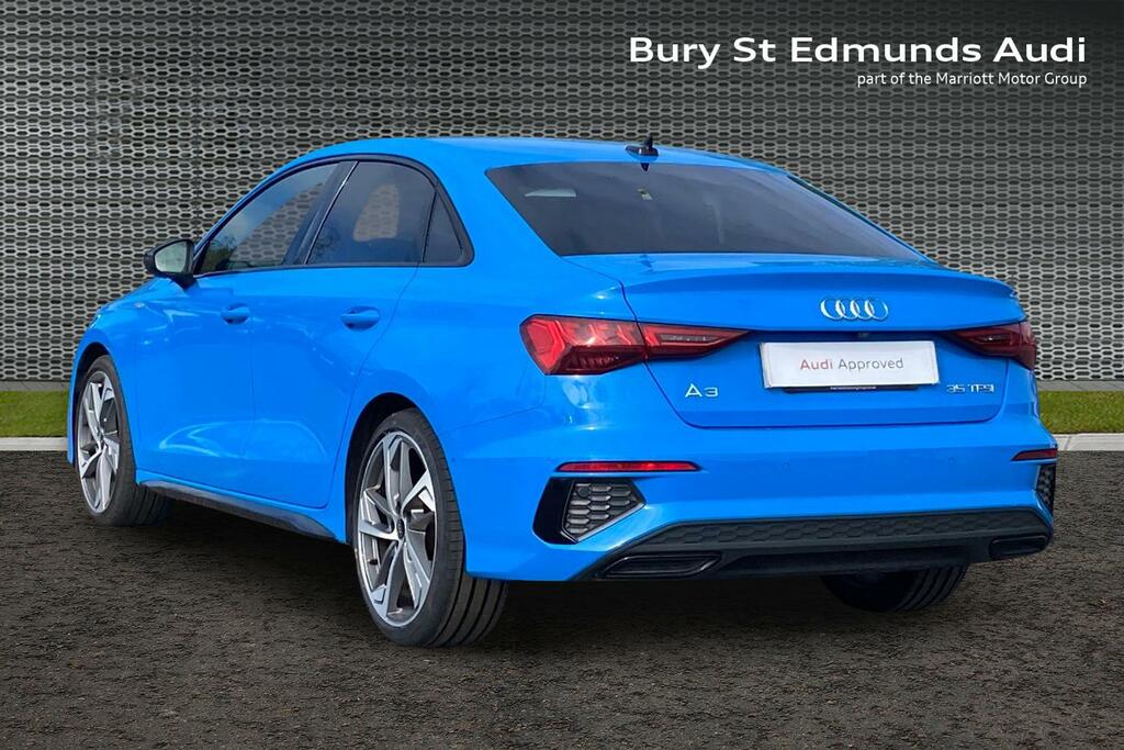 Audi A3 1.5 Tfsi 35 Edition 1 Saloon S Tronic E KS23LYZ Blue #3