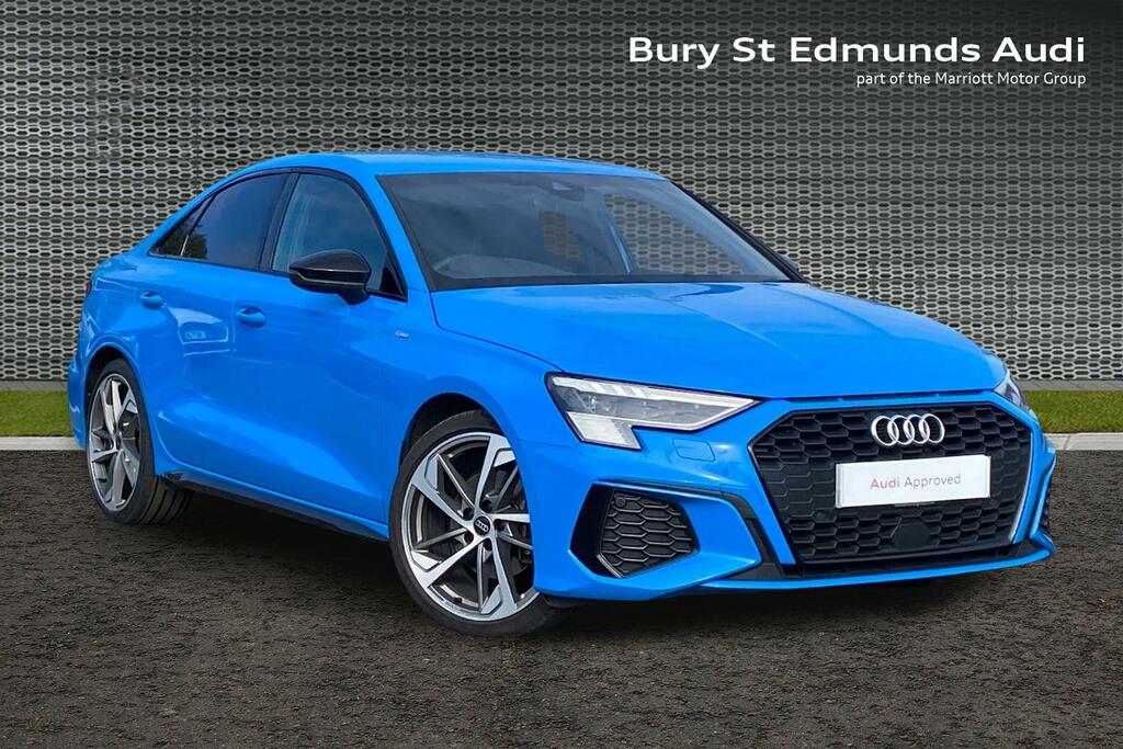 Audi A3 1.5 Tfsi 35 Edition 1 Saloon S Tronic E Blue
