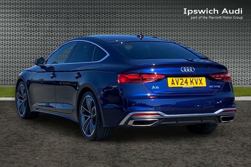 Audi A5 2.0 Tfsi 40 S Line Sportback S Tronic E AV24KVX Blue #3