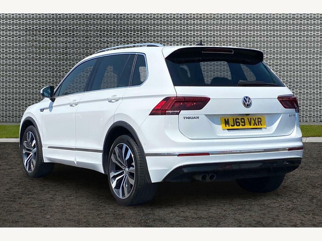 Volkswagen Tiguan 2.0 Tdi R-line Tech Dsg 4Motion Euro 6 Ss MJ69VXR White #3
