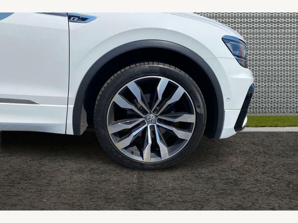 Volkswagen Tiguan 2.0 Tdi R-line Tech Dsg 4Motion Euro 6 Ss MJ69VXR White #5