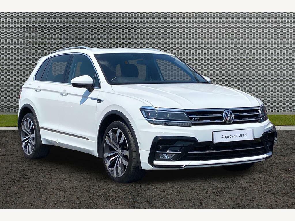 Volkswagen Tiguan 2.0 Tdi R-line Tech Dsg 4Motion Euro 6 Ss White