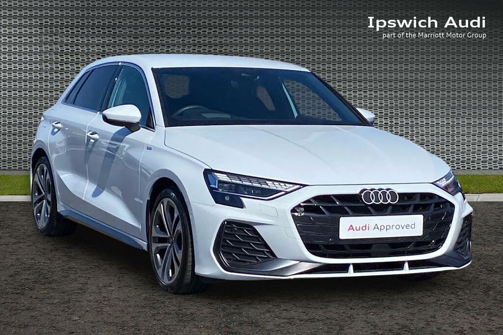 Audi A3 1.5 Tfsi 35 S Line Sportback S Tronic E White