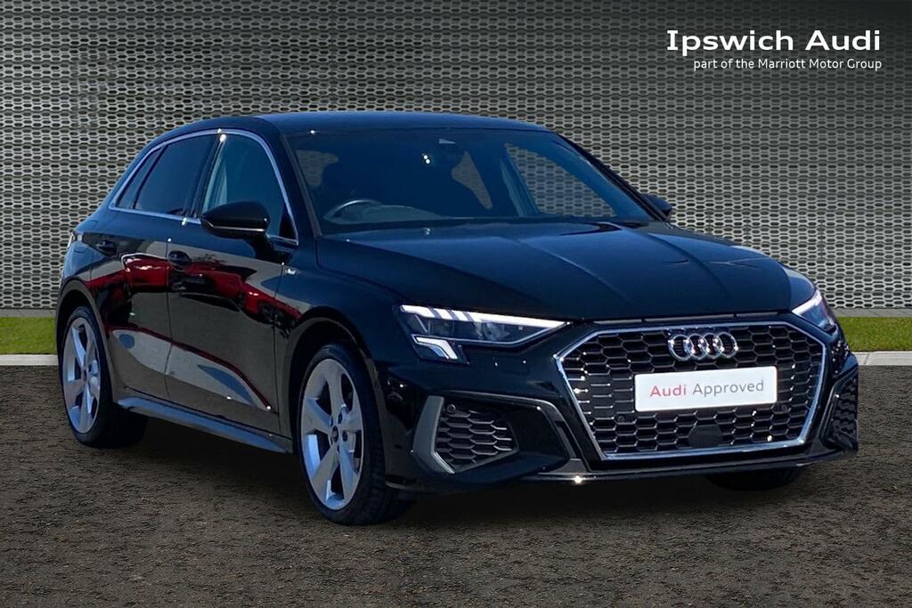 Audi A3 1.5 Tfsi 35 S Line Sportback S Tronic E Black