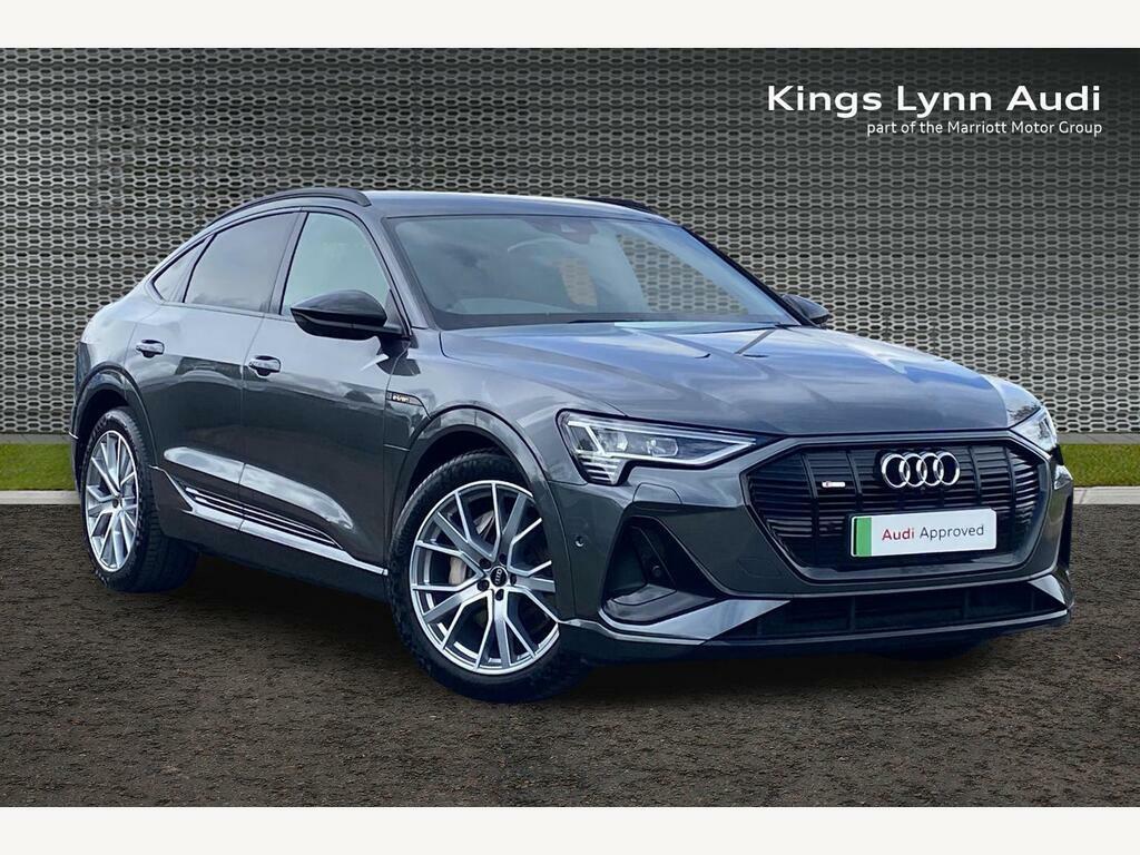 Audi E-tron 50 Black Edition Sportback Quatt Grey