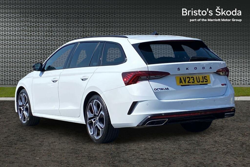 Skoda Octavia 2.0 Tsi Vrs Estate Euro 6 Ss White #3