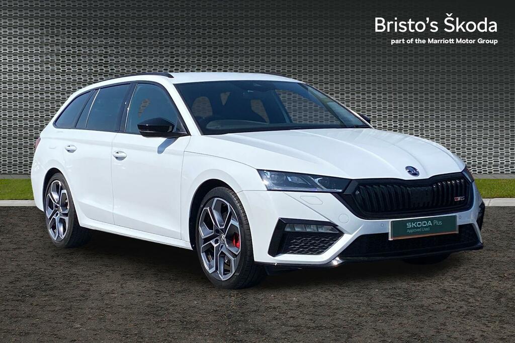 Skoda Octavia 2.0 Tsi Vrs Estate Euro 6 Ss White