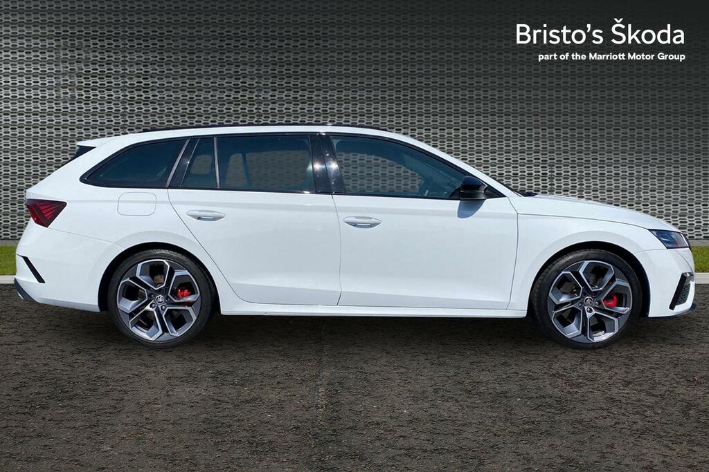 Skoda Octavia 2.0 Tsi Vrs Estate Euro 6 Ss White #4