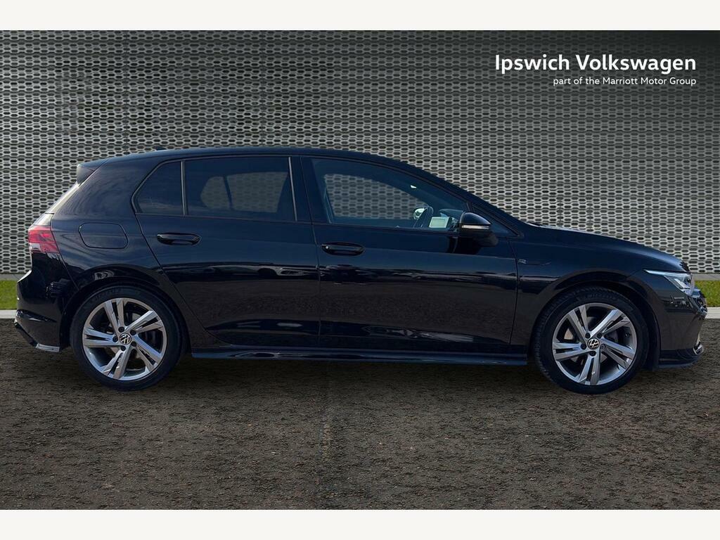 Volkswagen Golf 1.5 Etsi Mhev R-line Hatchback Hybrid D AO21OZB Black #4