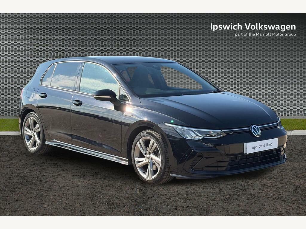 Volkswagen Golf 1.5 Etsi Mhev R-line Hatchback Hybrid D Black