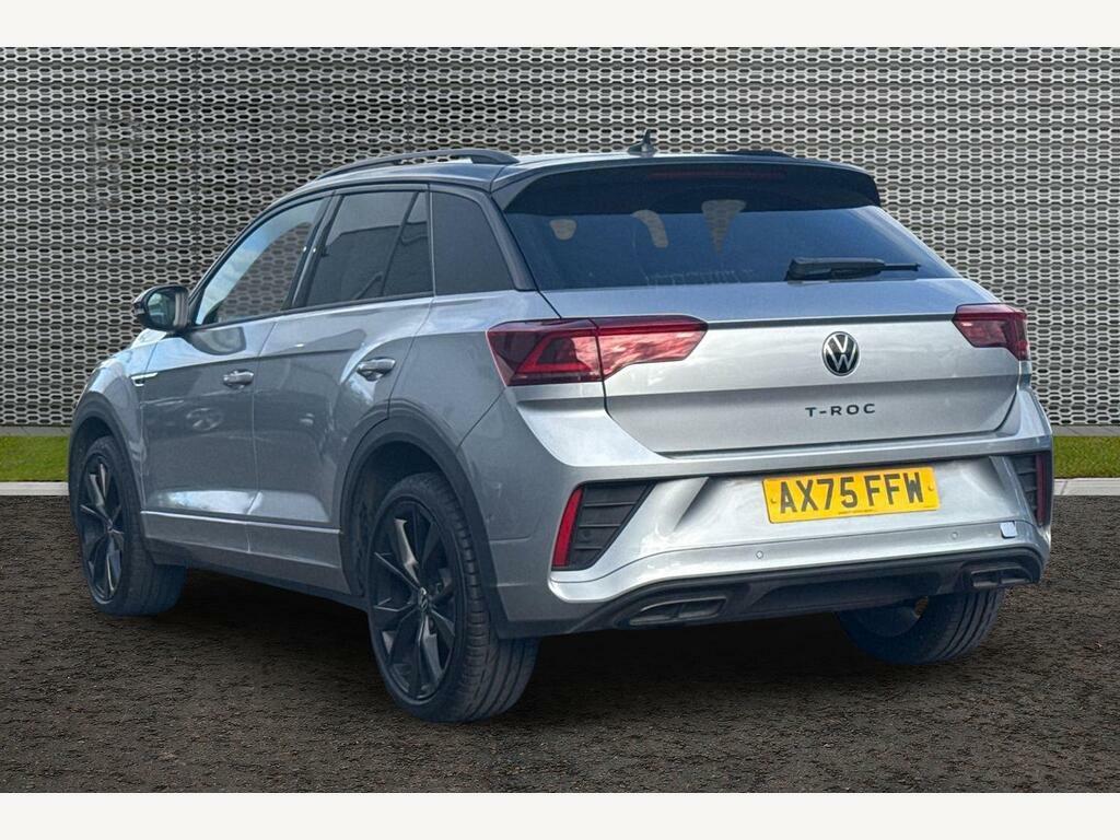 Volkswagen T-Roc 1.5 Tsi Black Edition Plus Suv E AX75FFW Silver #3