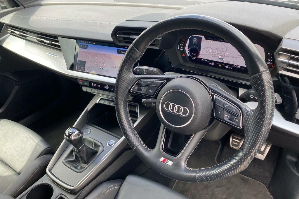Audi A3 1.0 Tfsi 30 S Line Sportback Eur SH21YKE Black #6
