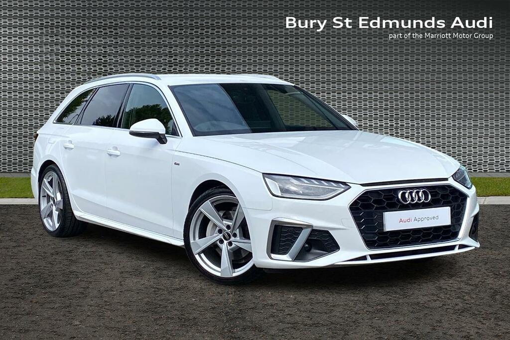 Audi A4 Avant 2.0 Tfsi 40 S Line Estate S Tronic Euro White