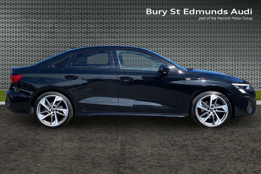 Audi A3 1.5 Tfsi 35 Edition 1 Saloon S Tronic E KN21UPC Black #4