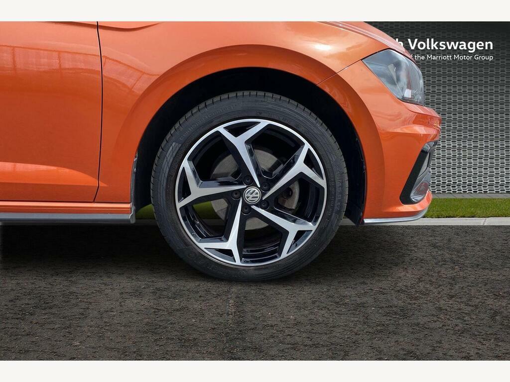 Volkswagen Polo 1.0 Tsi R-line Hatchback Dsg Euro 6 S AF21VFP Orange #5